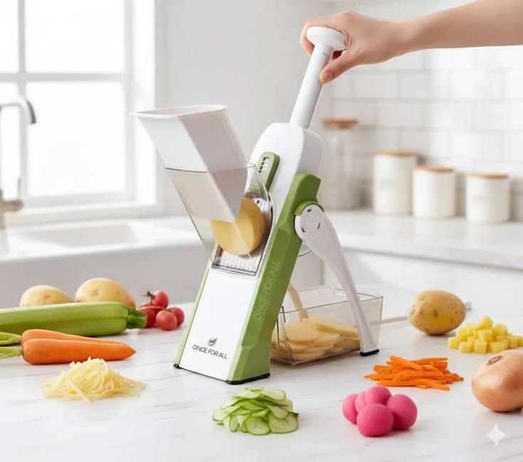 5 in 1 Vegetable Slicer Food Chopper, Vegetable Cutter, Quick Fruit Dicer high quality